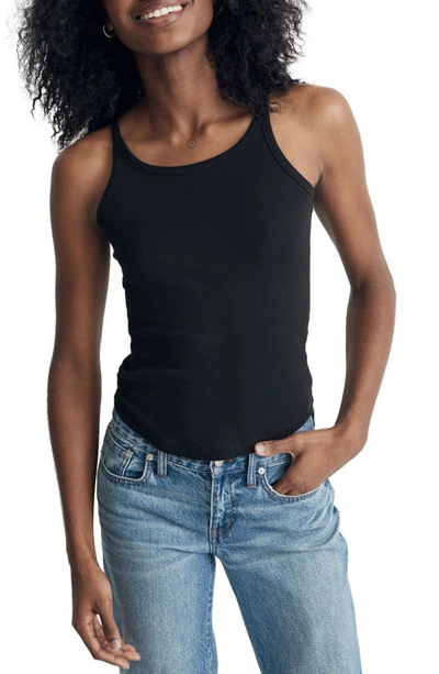 Shop Madewell Brightside '90s Tank In True Black