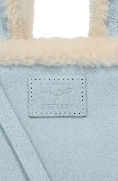 Ugg X Telfar Gender Inclusive Small Genuine Shearling Shopper In Blue