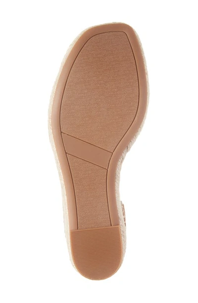 Shop Nordstrom Carmen Espadrille Platform Wedge Sandal In Tan Toffee