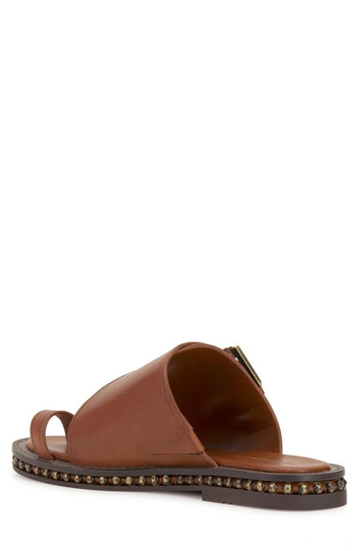 Shop Vince Camuto Cooliann Slide Sandal In Cinnamon Bark Brnlea