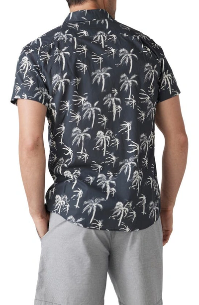 Rodd & Gunn Damper Bay Short Sleeve Button-up Shirt In Midnight