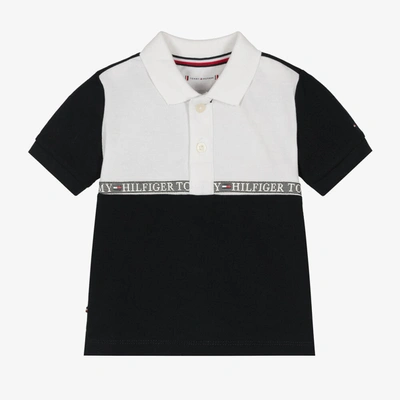 Tommy Hilfiger Baby Boys Blue & White Polo Shirt | ModeSens