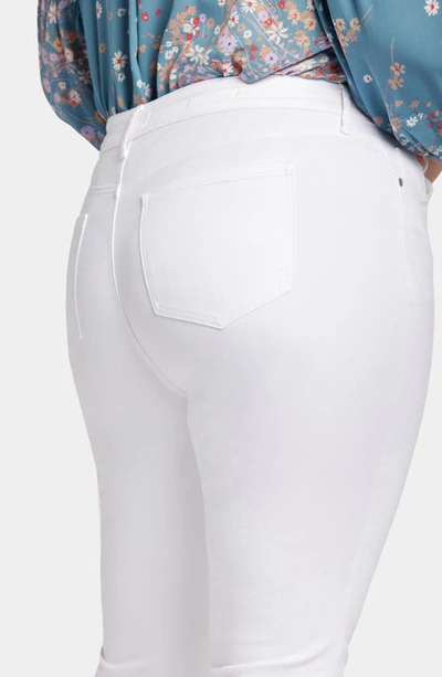 Shop Nydj Marilyn Ankle Straight Leg Jeans In Optic White