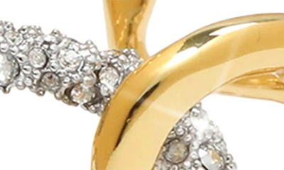 Shop Alexis Bittar Solanales Crystal Cuff Bracelet In Gold