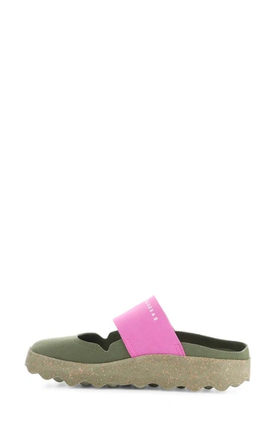 Shop Asportuguesas By Fly London Cana Slide Sandal In 001 Military Green O