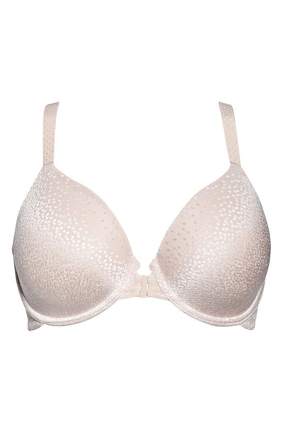 Wacoal Back Appeal Polka-dot Contour Bra In Rose Dust