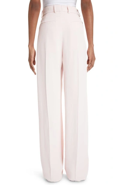 Shop Amiri Double Pleated Pants In Pink