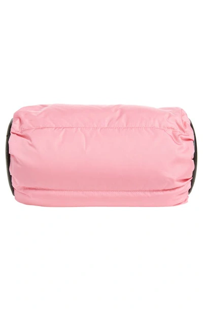 Shop Moncler Keoni Down Puffer Crossbody Bag In Pink