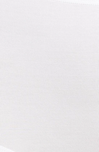 Wacoal Understated High-rise Stretch Cotton Briefs In White