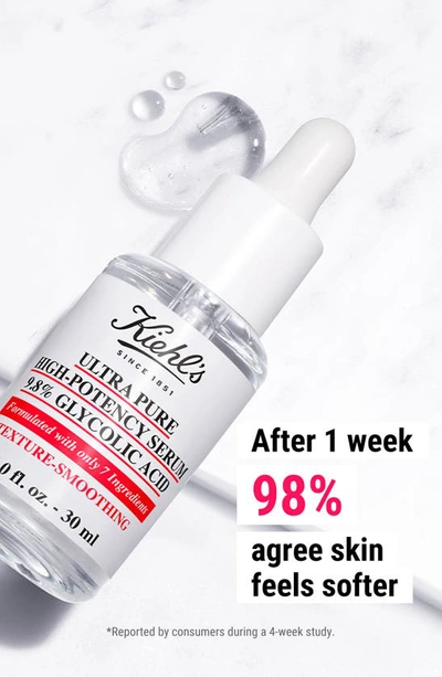 Shop Kiehl's Since 1851 Ultra Pure High-potency Serum 9.8% Glycolic Acid, 1 oz