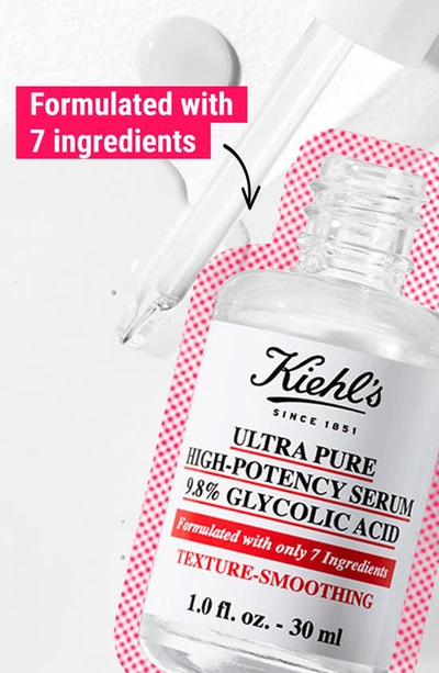 Shop Kiehl's Since 1851 Ultra Pure High-potency Serum 9.8% Glycolic Acid, 1 oz