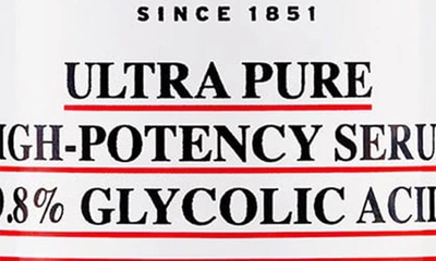 Shop Kiehl's Since 1851 Ultra Pure High-potency Serum 9.8% Glycolic Acid, 1 oz