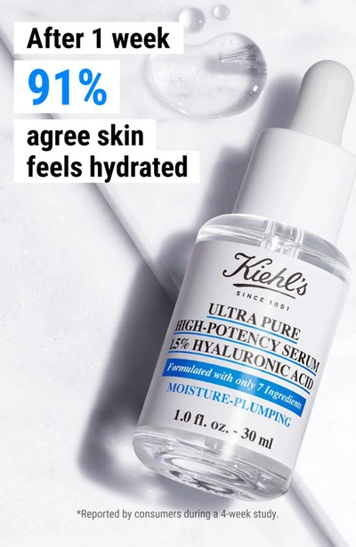 Shop Kiehl's Since 1851 Ultra Pure High-potency Serum 1.5% Hyaluronic Acid, 1 oz