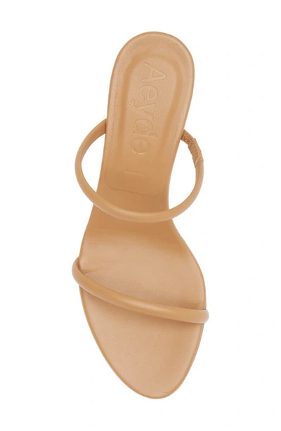 Shop Aeyde Anni Slide Sandal In Hazelnut