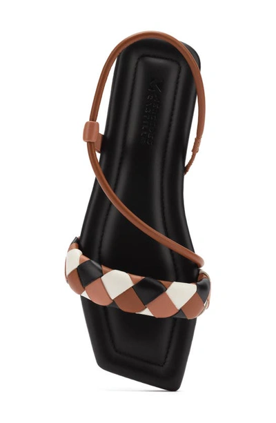 Shop Mercedes Castillo Thalia Nappa Leather Sandal In Black-multi