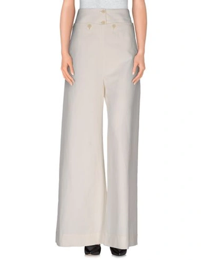 Stella Mccartney Casual Trousers In Ivory