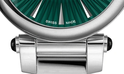 Shop Ferragamo Idillio Bracelet Watch, 36mm In Stainless Steel