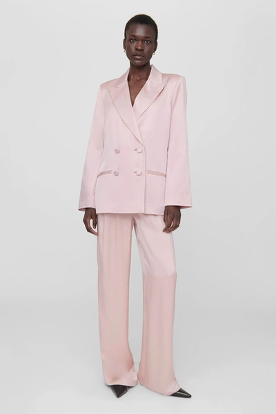 Shop Anine Bing Donne Blazer In Lavender In Pink