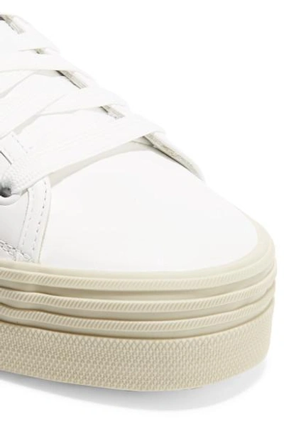 Shop Saint Laurent Court Classic Leather Sneakers