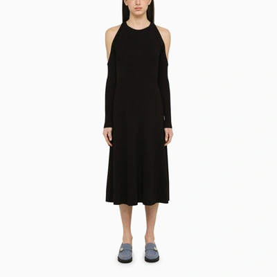Shop Ganni | Black Flared Dress