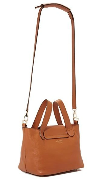 Shop Meli Melo Thela Mini Cross Body Bag In Tan