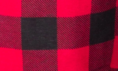 Sleephero Knit Pajamas In Black With Buffalo Check