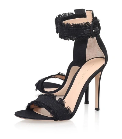 Shop Gianvito Rossi Lola Fringe Sandal