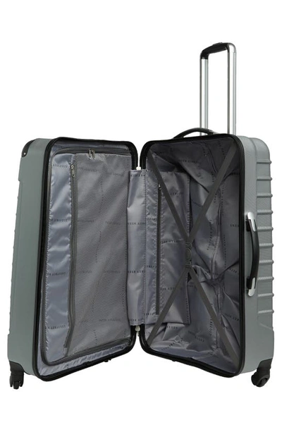 Geoffrey Beene Hardside 2-piece Luggage Set In Silver