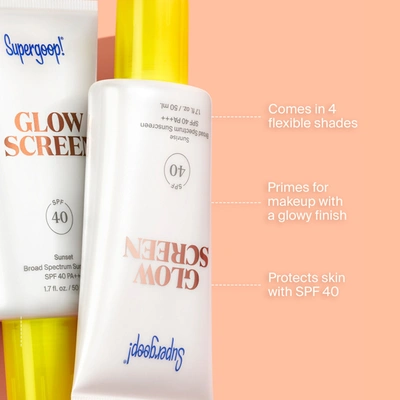 Shop Supergoop Glowscreen Spf 40 In Sunrise - 1.7 oz