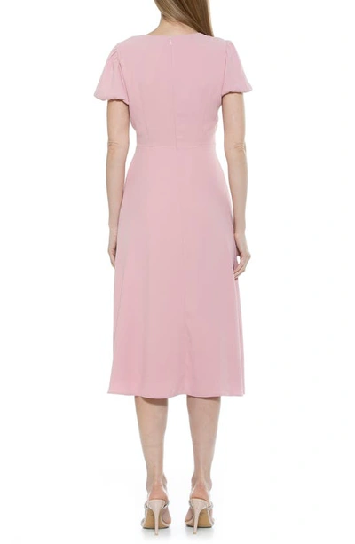 Alexia Admor Gracie Sweetheart Slit Dress In Blush