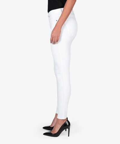 Shop Kut From The Kloth Mia High Rise Slim Fit Skinny Denim In Optic White