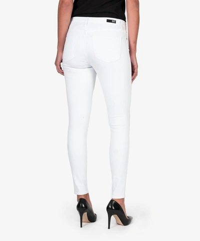 Shop Kut From The Kloth Mia High Rise Slim Fit Skinny Denim In Optic White