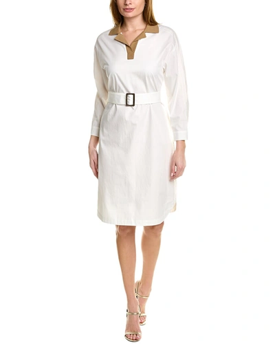 Shop Peserico Shift Dress In White