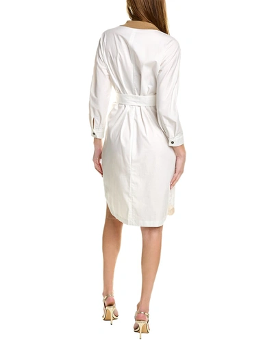 Shop Peserico Shift Dress In White