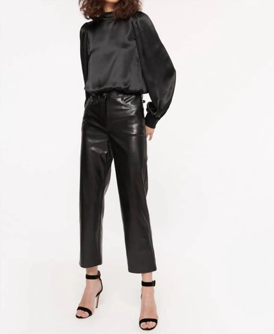 Shop Cami Nyc Hanie Vegan Leather Pant In Black