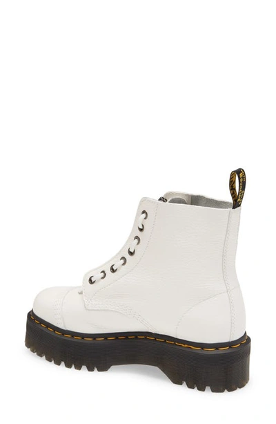Dr. Martens' Jadon Smooth Platform Boots In White