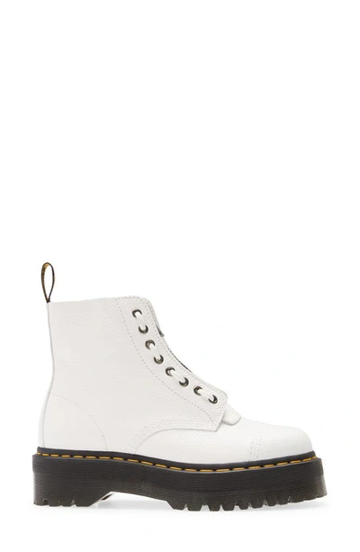 Dr. Martens' Jadon Smooth Platform Boots In White