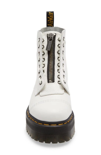 Dr. Martens' Jadon Smooth Platform Boots In White