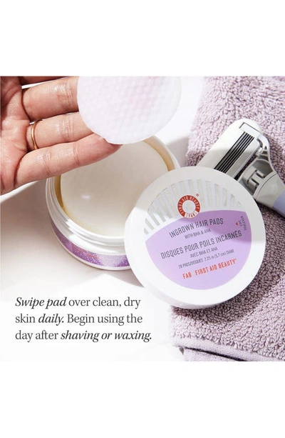 First Aid Beauty Ingrown Hair Pads With Bha & Aha