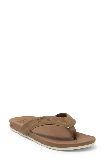 Reef Kids' Lil Cushion Phantom Flip Flop In Tan