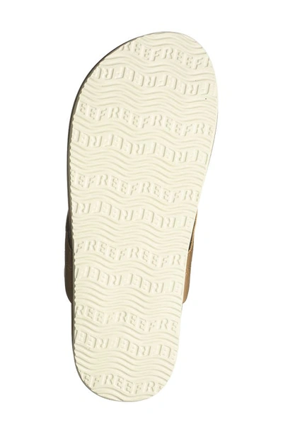 Shop Reef Kids' Cushion Spring Flip Flop Sandal In Tan