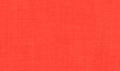 Patrizia Luca Ruched Sleeve High-low Tunic Top In Orange