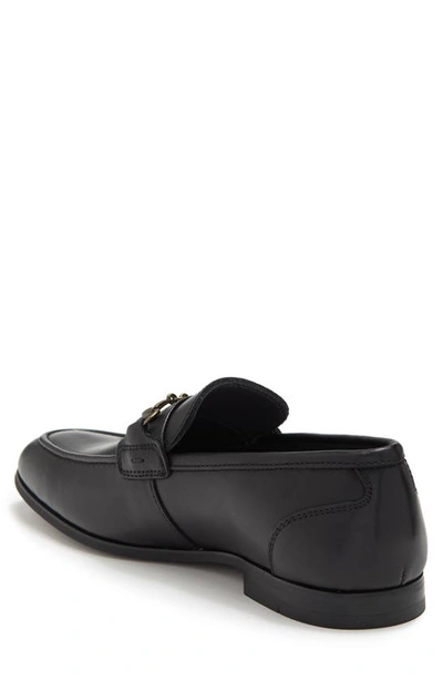 Vittorio Russo Leyton Horsebit Loafer In Vit Val Black