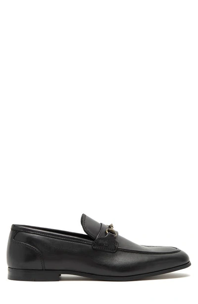 Vittorio Russo Leyton Horsebit Loafer In Vit Val Black