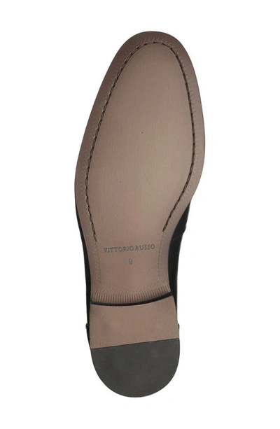 Vittorio Russo Leyton Horsebit Loafer In Vit Val Black