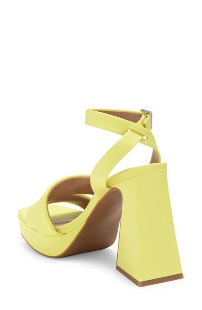 Shop Abound Tracy Platform Sandal In Yellow Canary
