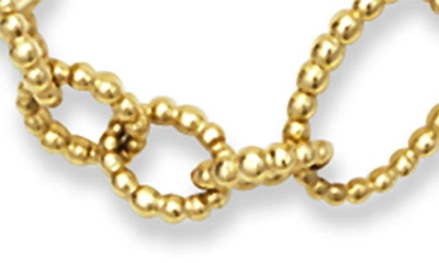 Lagos Signature Caviar Link Necklace In Gold
