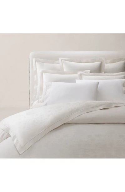 Polo Ralph Lauren Bethany 350 Thread Count Organic Cotton Jacquard Sheet Set In Parchment