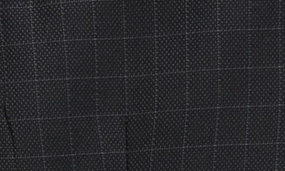 Shop Andrew Marc Kids' Check Slim Fit Suit In Black