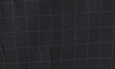 Andrew Marc Kids' Check Slim Fit Suit In Black